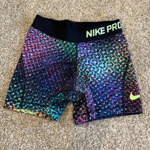 Nike Pro spandex girls shorts